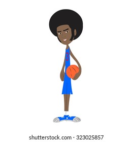 Basketball player character 