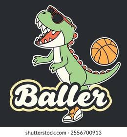 Basketball Player Dunking with Ball Silhouette t shirt design