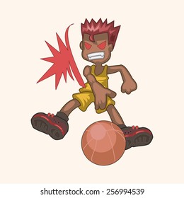 basketball player elements vector,eps