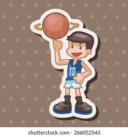 basketball player elements vector,eps