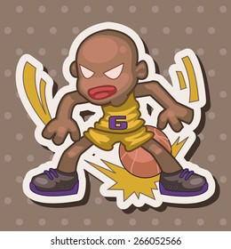 basketball player elements vector,eps
