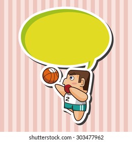 basketball player elements vector,eps