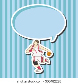 basketball player elements vector,eps