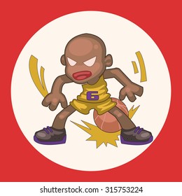 basketball player elements vector,eps