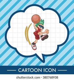 basketball player elements vector,eps