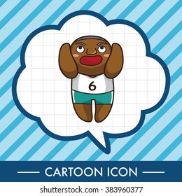 basketball player elements vector,eps