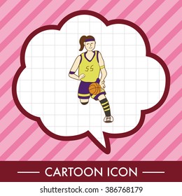 basketball player elements vector,eps