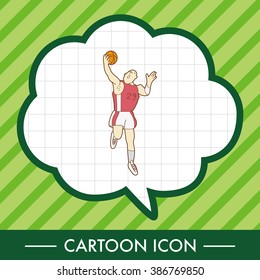 basketball player elements vector,eps