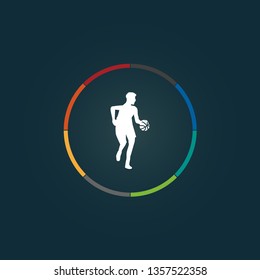 Basketball player icon