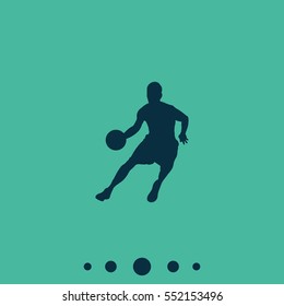 Basketball player icon.