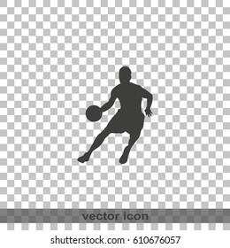 Basketball player icon.