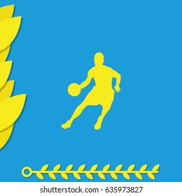 Basketball player icon.