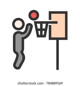 Basketball Player Icon