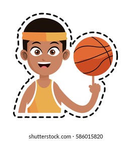 basketball player icon image 