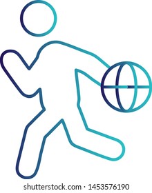 Basketball Player icon for your project

