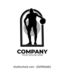 Basketball player logo design inspiration