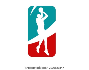 Basketball Player Logo High Vector