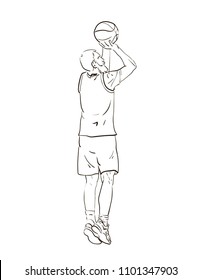 basketball player playing
