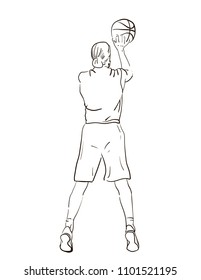 basketball player playing