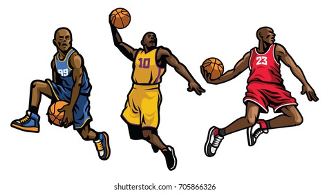 basketball player set