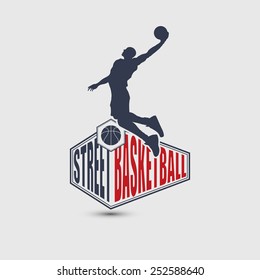 Basketball Player  Silhouette