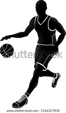 Similar – Image, Stock Photo back and forth Dribbling