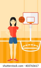 Jogador de basquete girando bola.