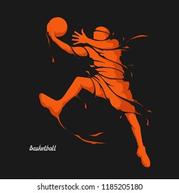 basketball player splash