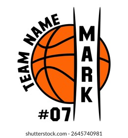 Basketball Player Team Name Custom Graphic