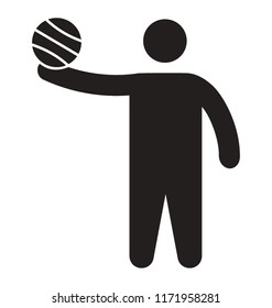 
Basketball player with two jersey standing with a ball 
