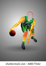 basketball player, vector
