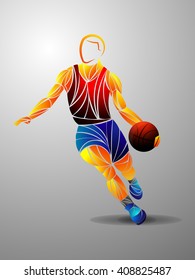 basketball player vector