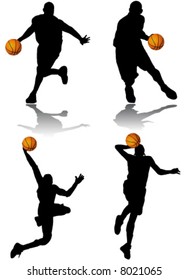 basketball player vector