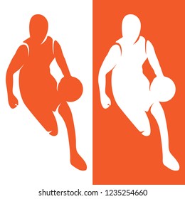 Basketball player vector illustration