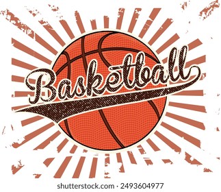 Basketball player vector , Basketball logo design, Vintage Basketball vector illustration