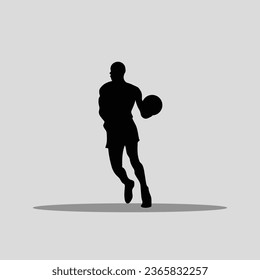 Basketball player vector png image