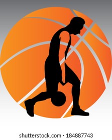 basketball player vector silhouette