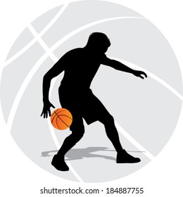 basketball player vector silhouette