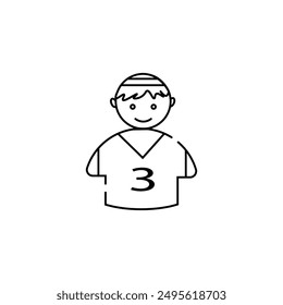 basketball player vector type icon