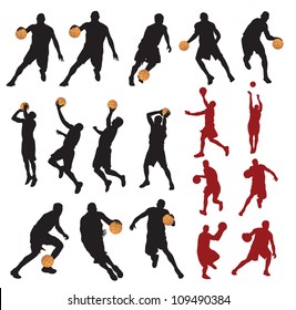 Basketball players
