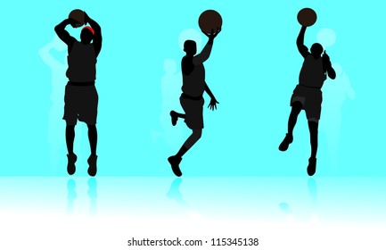 Basketball players