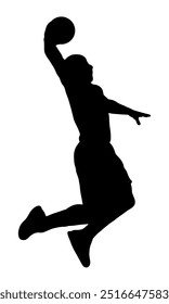 basketball players silhouettes Vector set , basketball silhouettes,set basketball player in action with ball