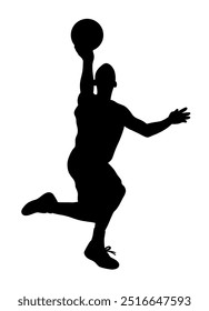 basketball players silhouettes Vector set , basketball silhouettes,set basketball player in action with ball