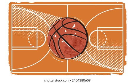 Basketball pop art design- vector illustration.
