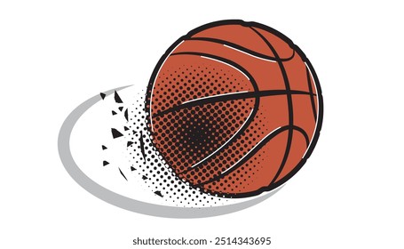 Basketball pop art design- vector illustration.