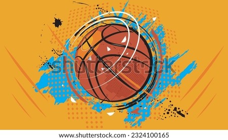 Basketball pop art design- vector illustration.