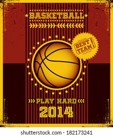 Basketball poster.
