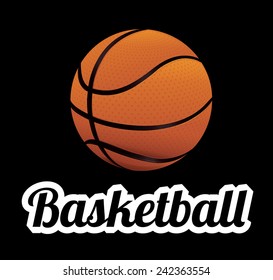 basketball poster design, vector illustration eps10 graphic 