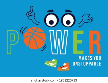 basketball, power, boys sports graphic tees vector designs and other uses