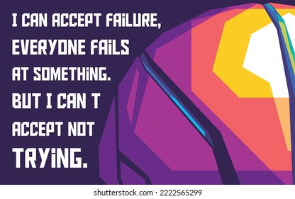 basketball quotes, Design in WPAP Pop art Illustration High Quality Posters.